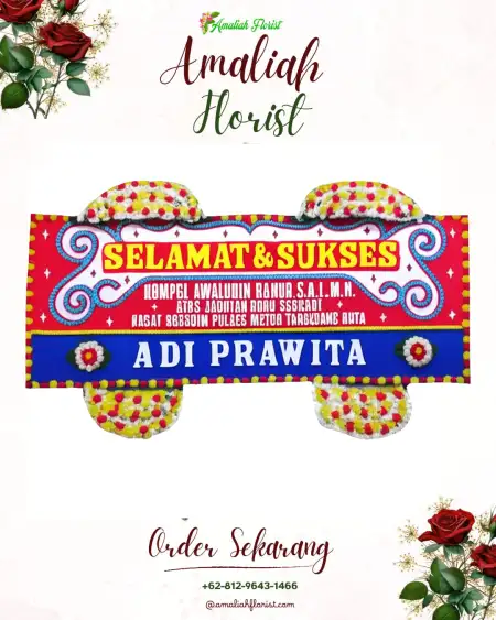 Papan Bunga Ucapan Selamat Kloposawit